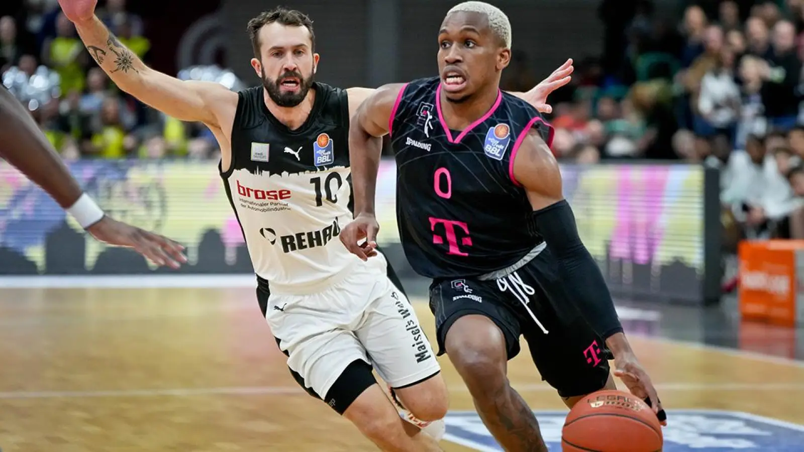 medi Bayreuth mit Basti Doreth hat gegen die Telekom Baskets Bonn verloren. (Foto: Thorsten Ochs)
