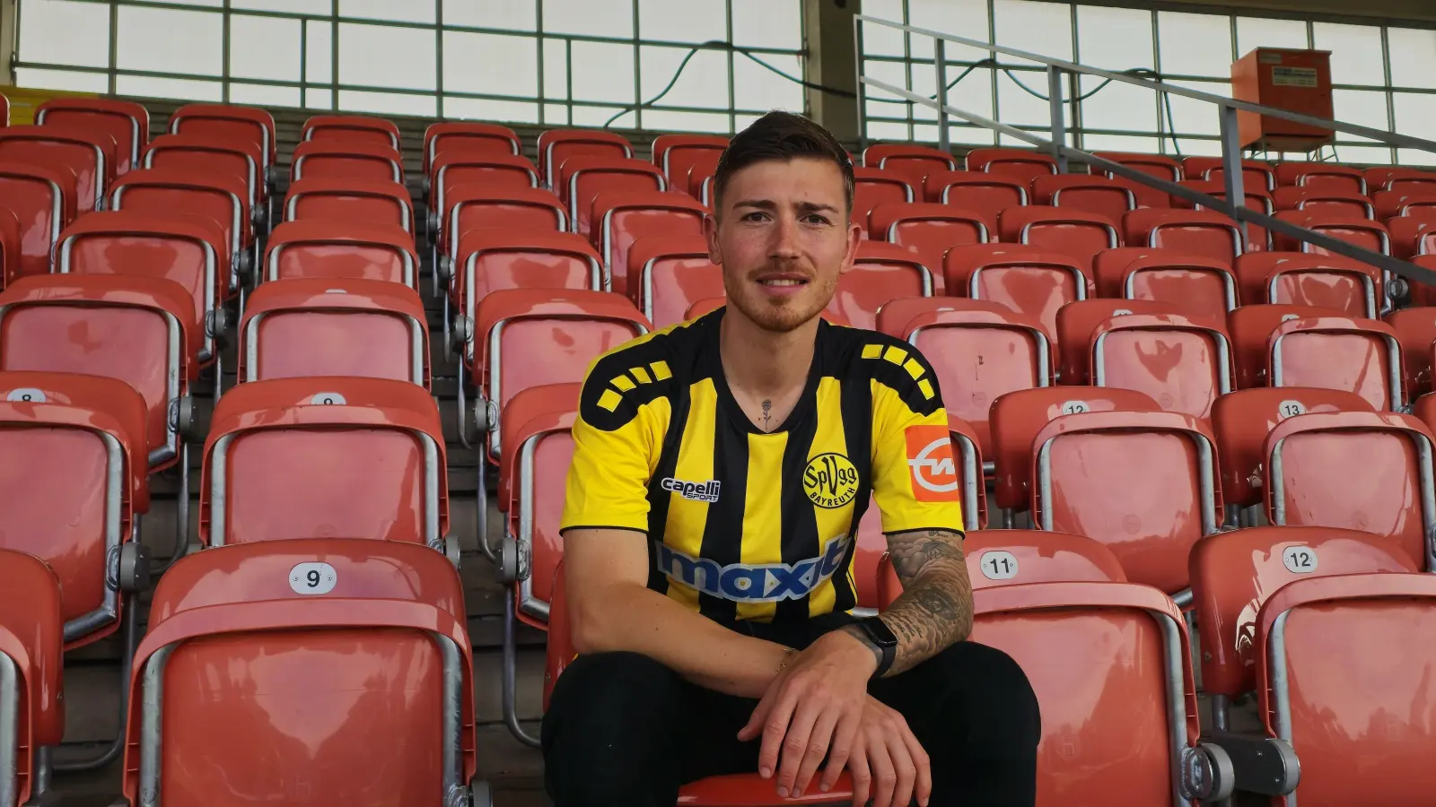 Mittelfeldakteur Nicolas Andermatt kehrt nach einem Jahr zur SpVgg Bayreuth zurück. (Foto: SpVgg Bayreuth/Nicole Kalemba)