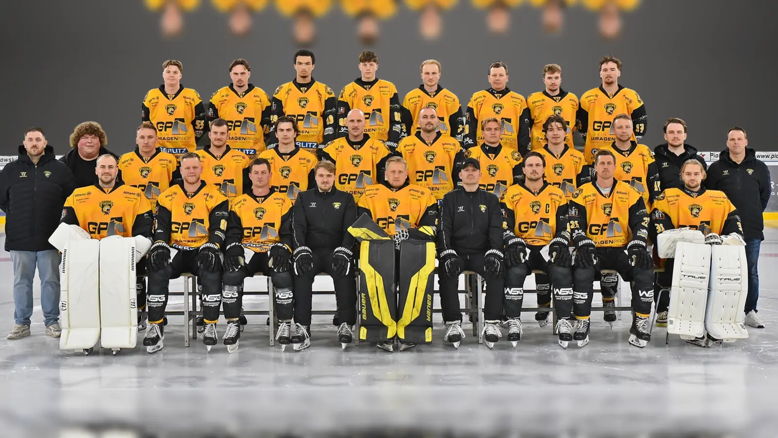 Das Team des EHC Bayreuth in der kommenden Landesligasaison 2026/27. (Foto: EHC Bayreuth)