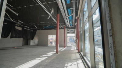 Für Bauprojekte wie das Stadtarchiv – hier das Foyer mit dem Blick zum künftigen Leseraum – nimmt die Stadt Bayreuth sehr viel Geld in die Hand. (Foto: Stadt Bayreuth)