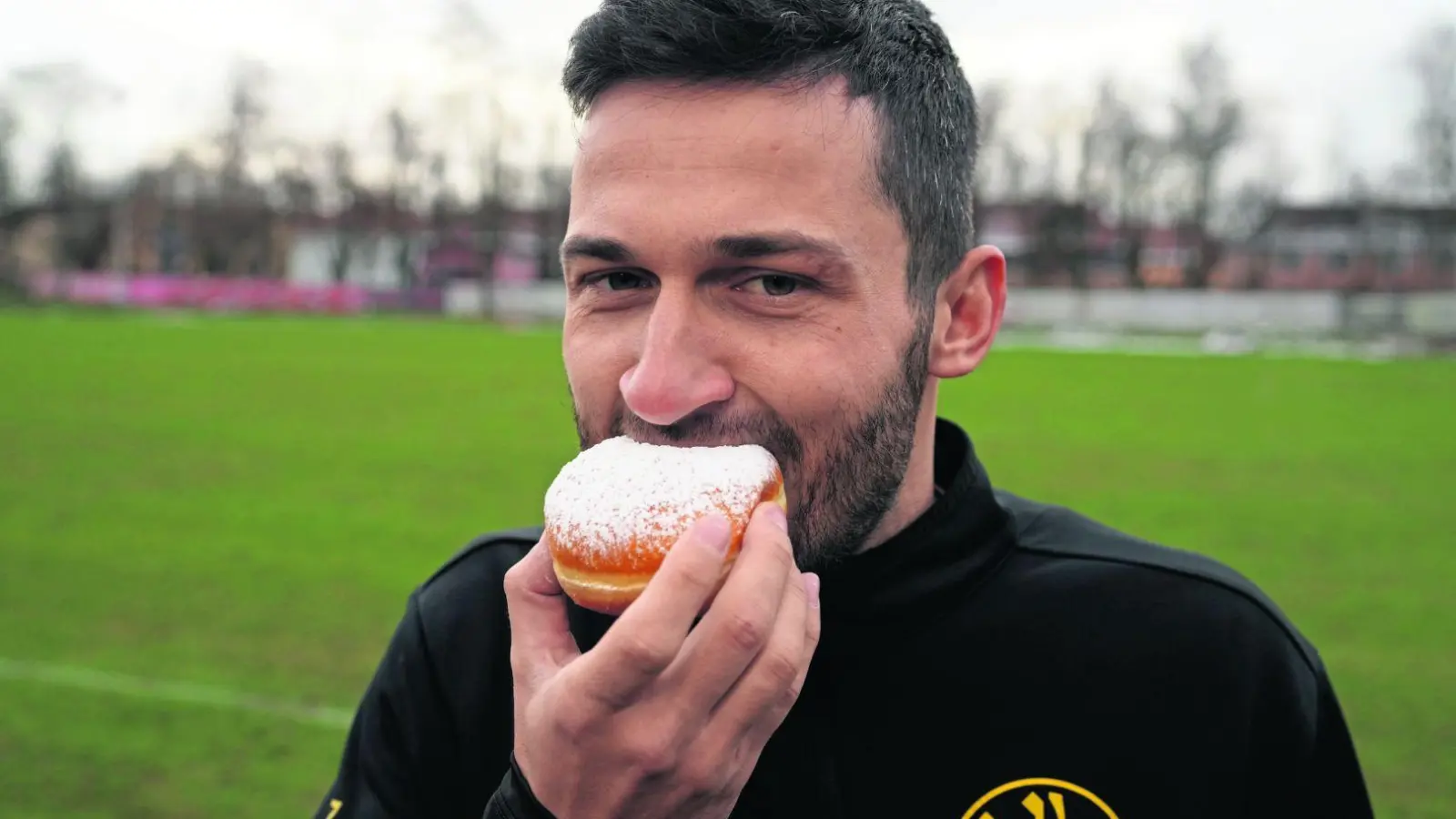 Erzielte das 1:0 in Aschaffenburg: Edwin Schwarz. (Foto: Peter Kolb)