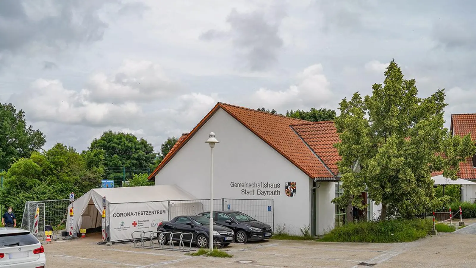 Corona-Virus in Bayreuth: PCR-Testzentrum in Aichig am Mittwoch geschlossen (Foto: Stefan Dörfler)