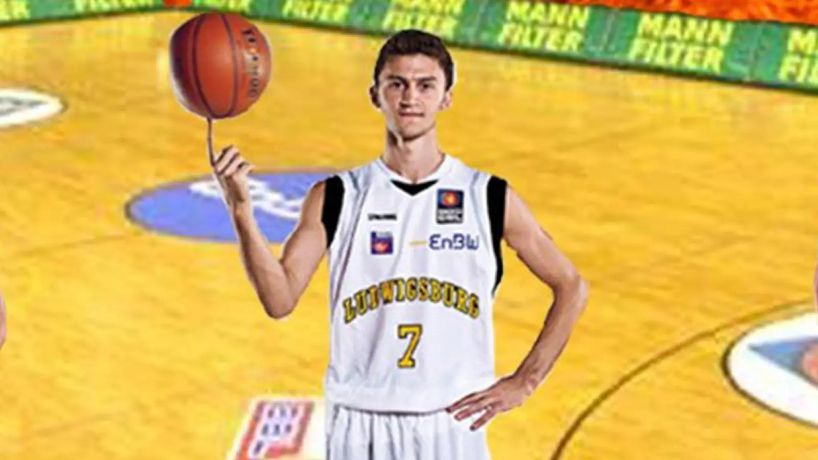 Besnik Bekteshi im Trikot Ludwigsburgs. (Foto: Facebook/Besnik Bekteshi)