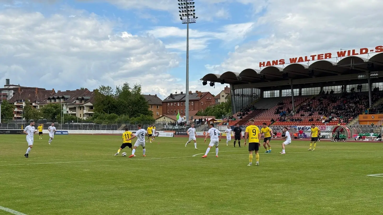 Zum Saisonabschluss empfing die SpVgg Bayreuth die SpVgg Ansbach. (Foto: sd)