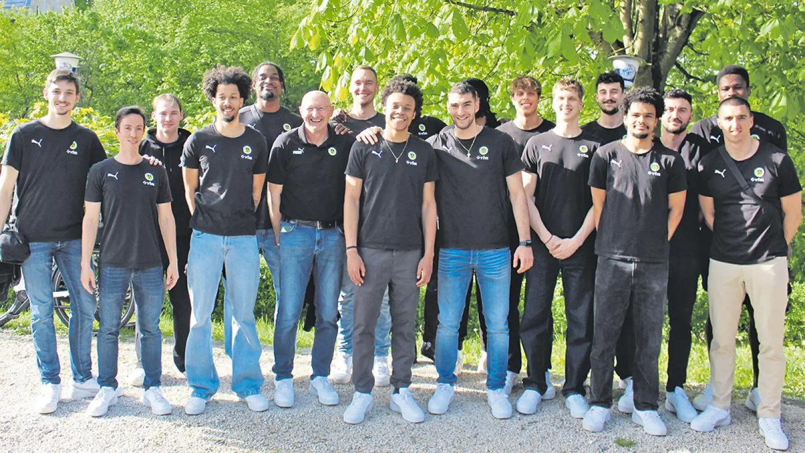 Das Team beim Empfang auf dem Herzogkeller. (Foto: BBC Bayreuth)