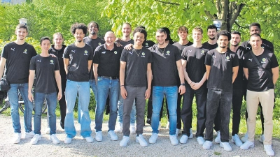 Das Team beim Empfang auf dem Herzogkeller. (Foto: BBC Bayreuth)