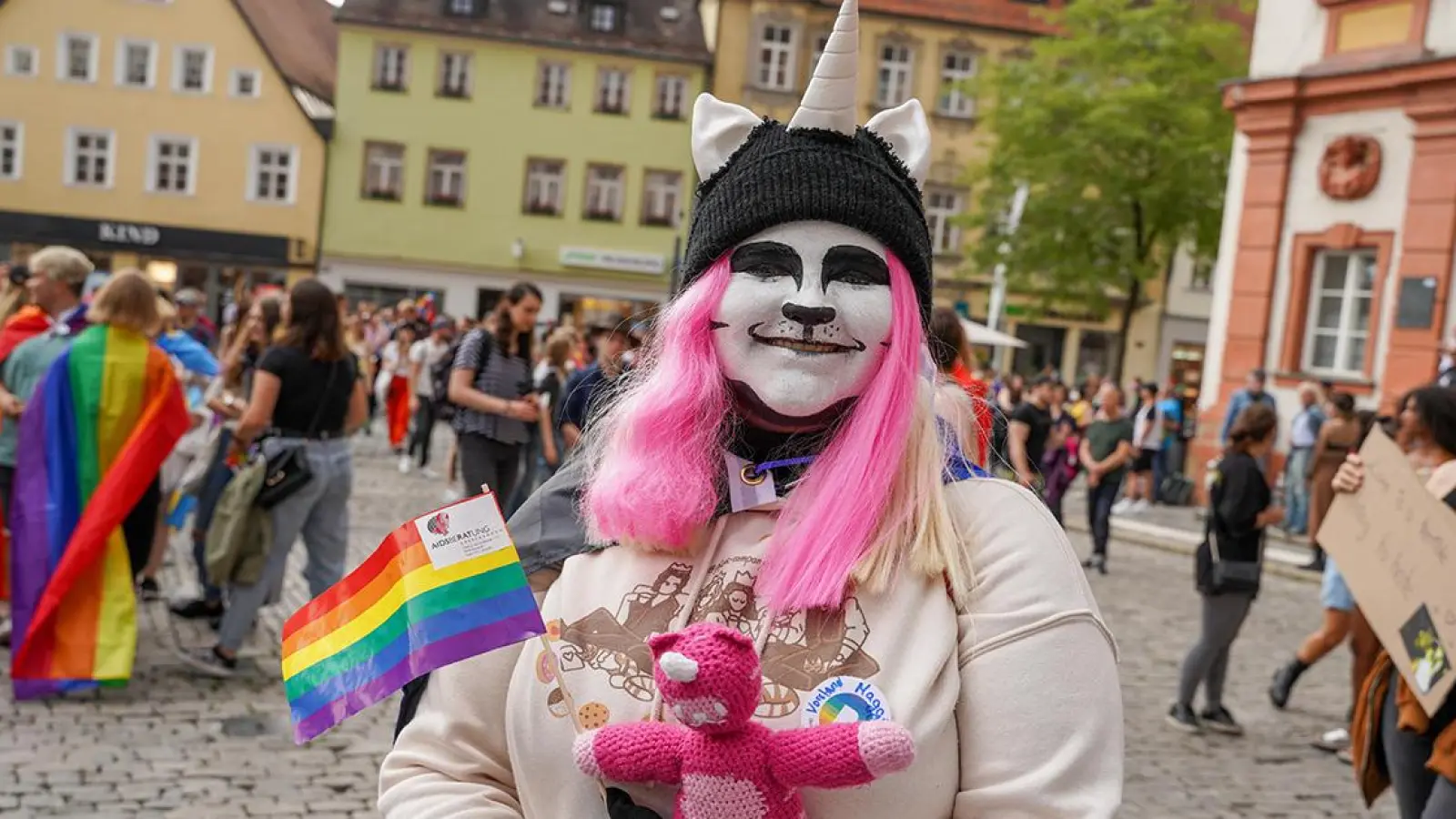 Queere Community feiert Pink Friday in Bayreuth (Foto: Archiv Dörfler)