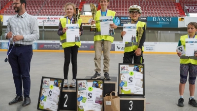 Insgesamt 28 Kinder nahmen an den Stadtmeisterschaften im Radfahren teil.  (Foto: sd)