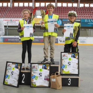 Insgesamt 28 Kinder nahmen an den Stadtmeisterschaften im Radfahren teil.  (Foto: sd)