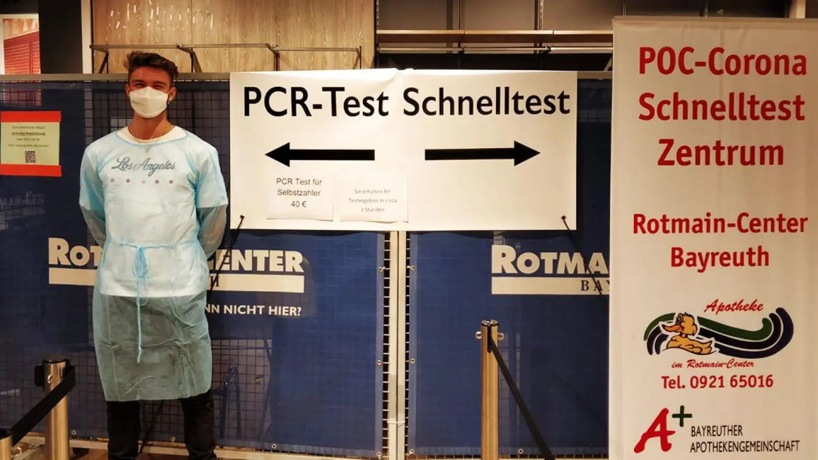 Corona-Virus in Bayreuth: Neue PCR-Teststation (Foto: red)