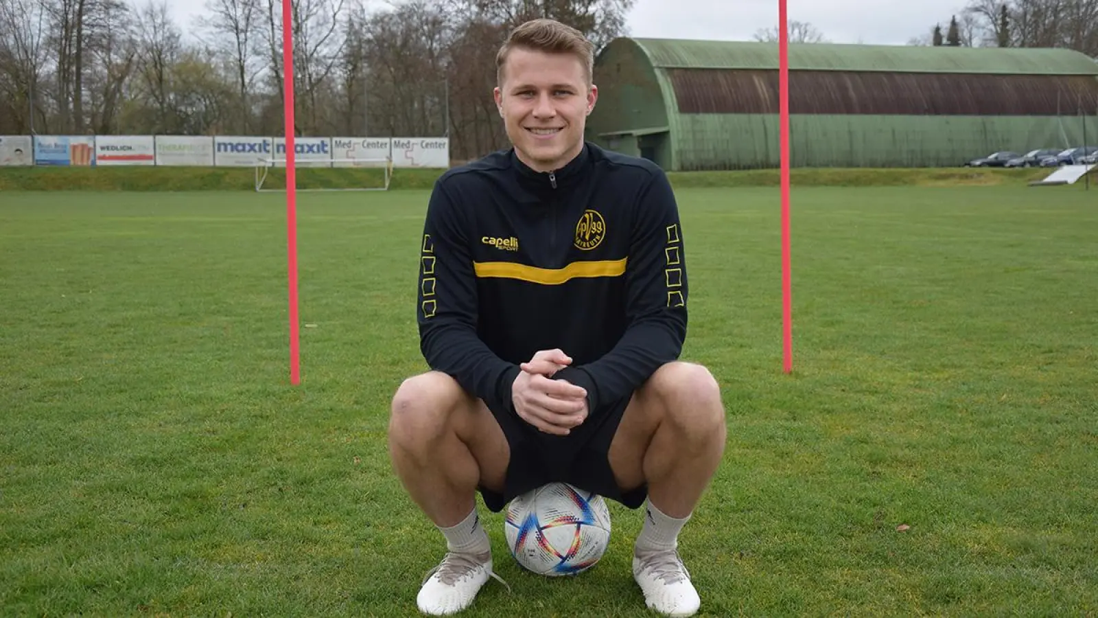 Christoph Fenninger auf dem Trainingsplatz: Die linke Achillessehne hält. (Foto: jle)