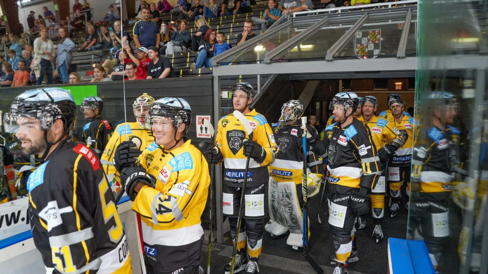 Die Bayreuth Tigers haben sich ihren Fans vorgestellt. (Foto: Dörfler)