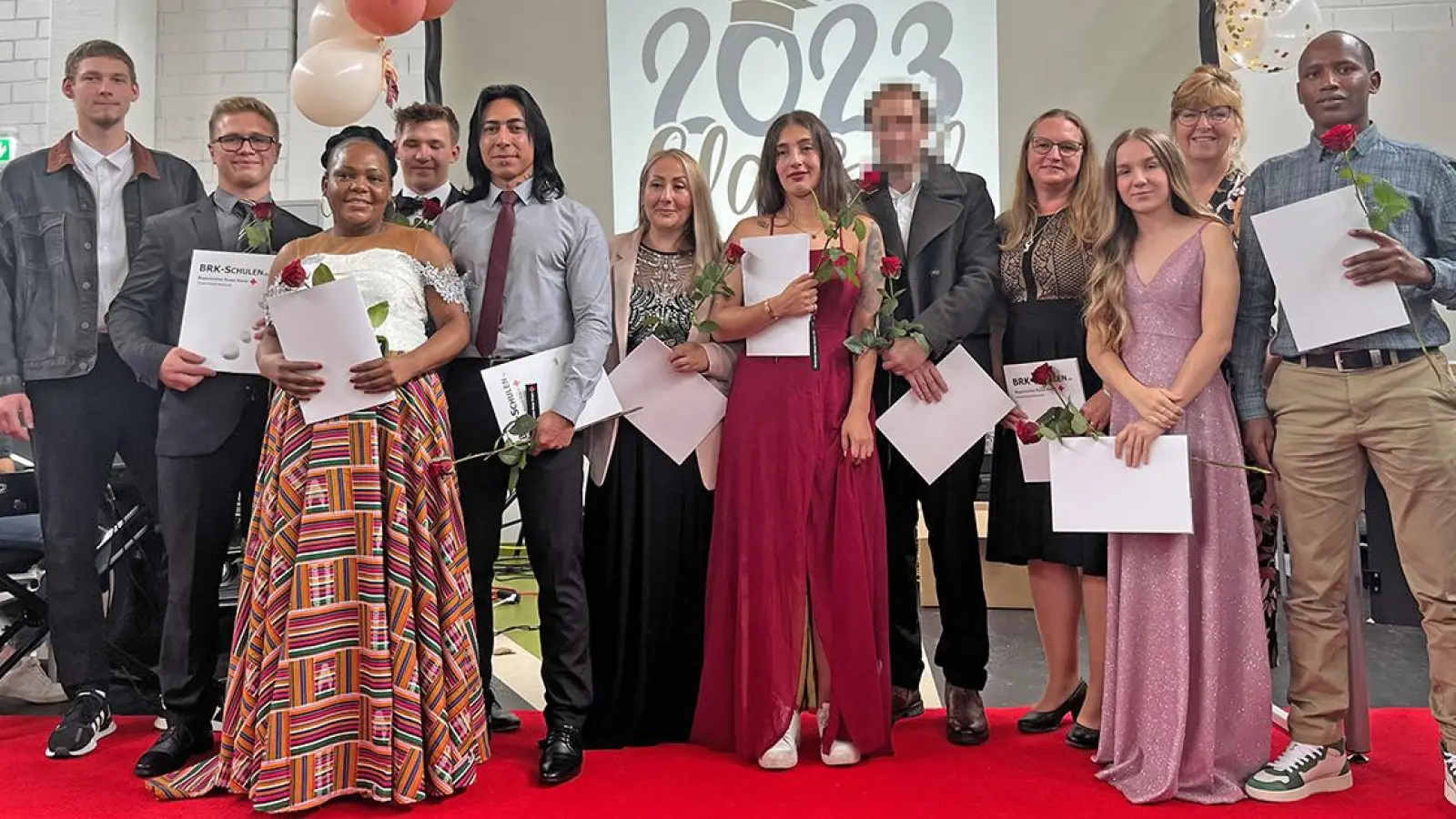Absolventen der BRK Schulen Pflege: „Champions League der Gesellschaft” (Foto: BRK Bayreuth)