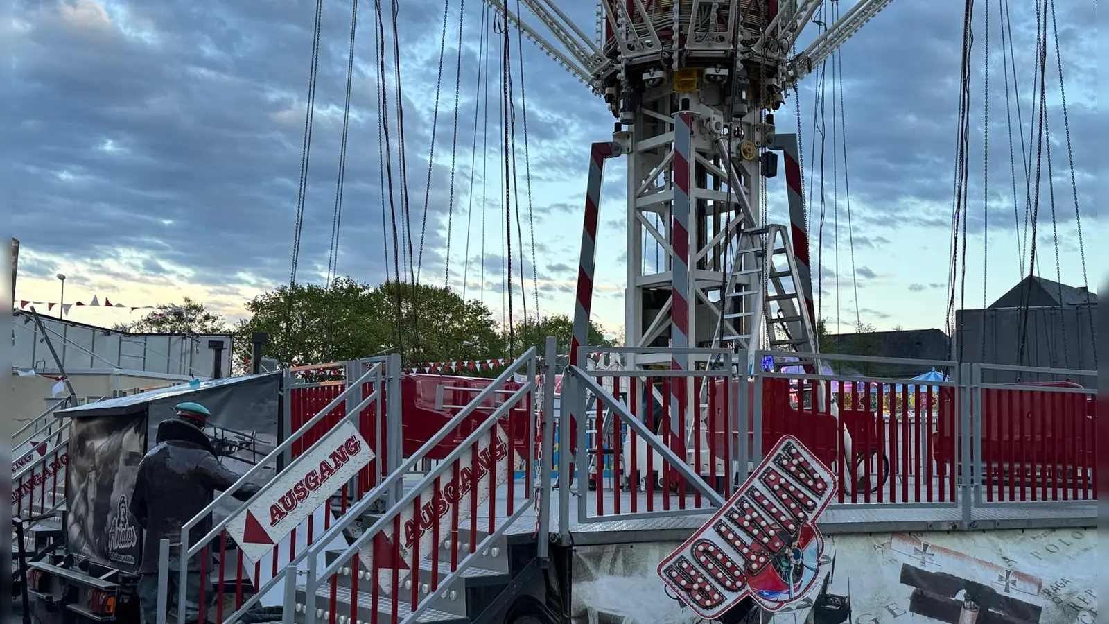 Zu einem tragischen Unfall kam es am Montagabend auf dem Bayreuther Frühlingsfest.  (Foto: sd)