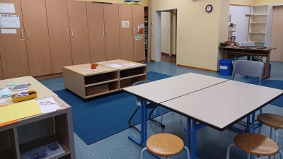 Der Gruppenraum für den Hort in der Bindlacher Schule (Foto: Katharina Schuhmann-Franke)