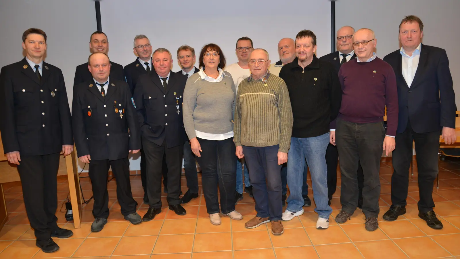 Jahreshauptversammlung der Feuerwehr Mistelgau. (Foto: Dieter Jenß)