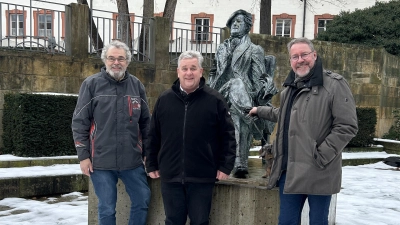 V.l.: Gert-Dieter Meier, Peter Leonhardt, Dr. Stefan Specht. (Foto: gmu)
