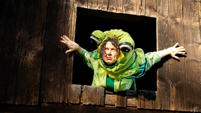 Am 18.09.2026 um 19.00 Uhr hat das Stück DER GEFLÜGELTE FROSCHGOTT von Ingrid Lausund Premiere der St. Johannes Kirche in Trebgast (Foto: Frank Wunderatsch)