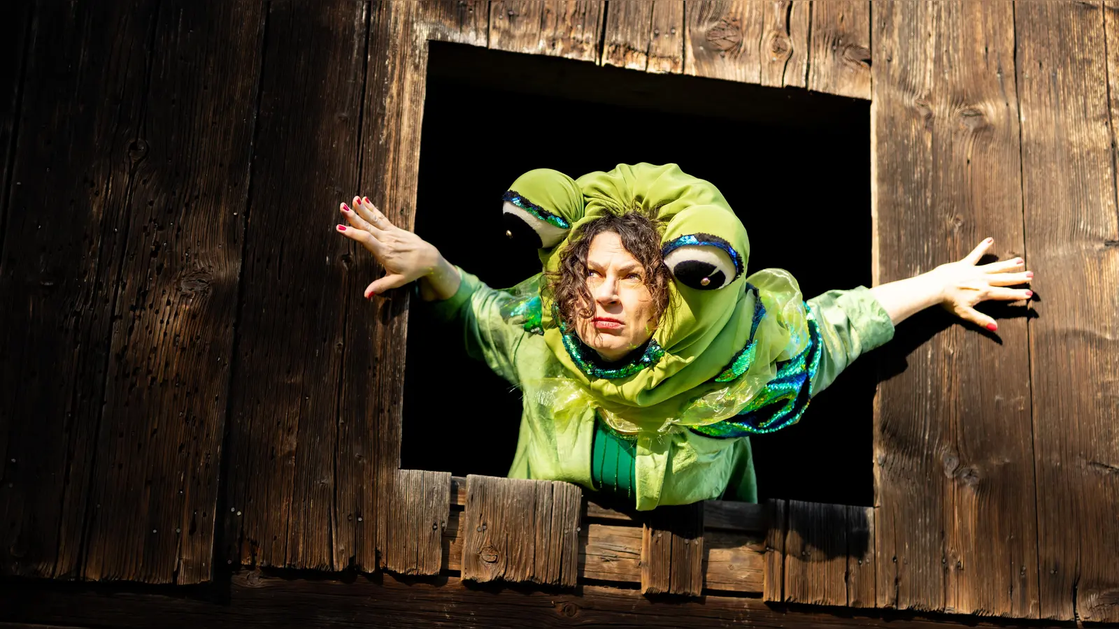 Am 18.09.2026 um 19.00 Uhr hat das Stück DER GEFLÜGELTE FROSCHGOTT von Ingrid Lausund Premiere der St. Johannes Kirche in Trebgast (Foto: Frank Wunderatsch)