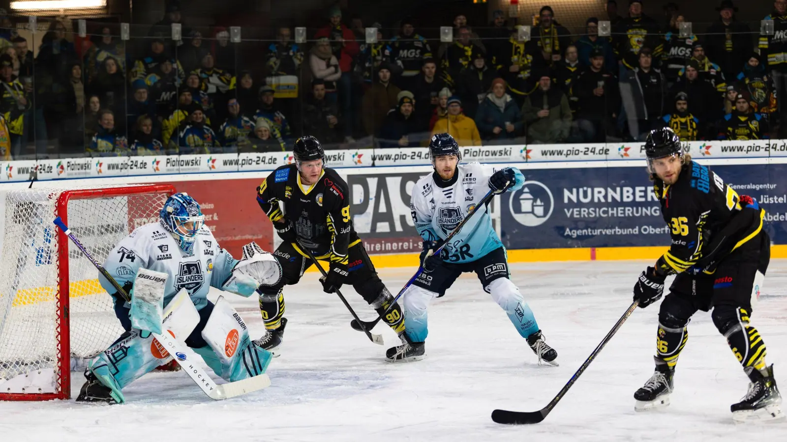 Eine Niederlage mussten die onesto Tigers heute gegen die EV Lindau Islanders hinnehmen. (Foto: Dirk Ellmer)