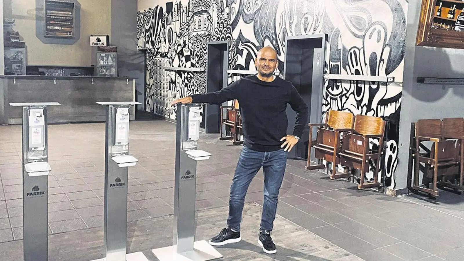 In Absprache mit der Stadt Bayreuth hat  Ahmad Kordbacheh, Betreiber der FABRIK, ein passendes Hygiene- und Sicherheitskonzept entwickelt. (Foto: red)