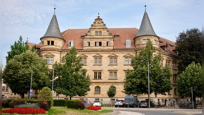 Außenansicht des Zentraljustizgebäudes (Foto: Stadt Bamberg, Sonja Seufferth)