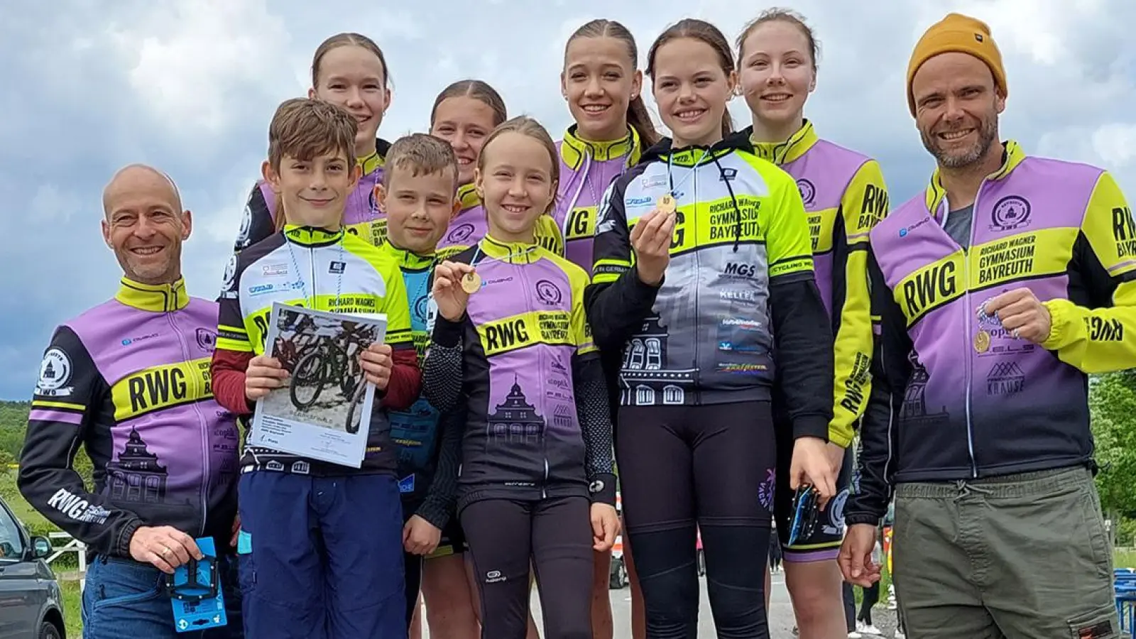 RWG Bayreuth: Bei den Oberfränkischen Schulmeisterschaften im Mountainbiken erfolgreich. (Foto: red)