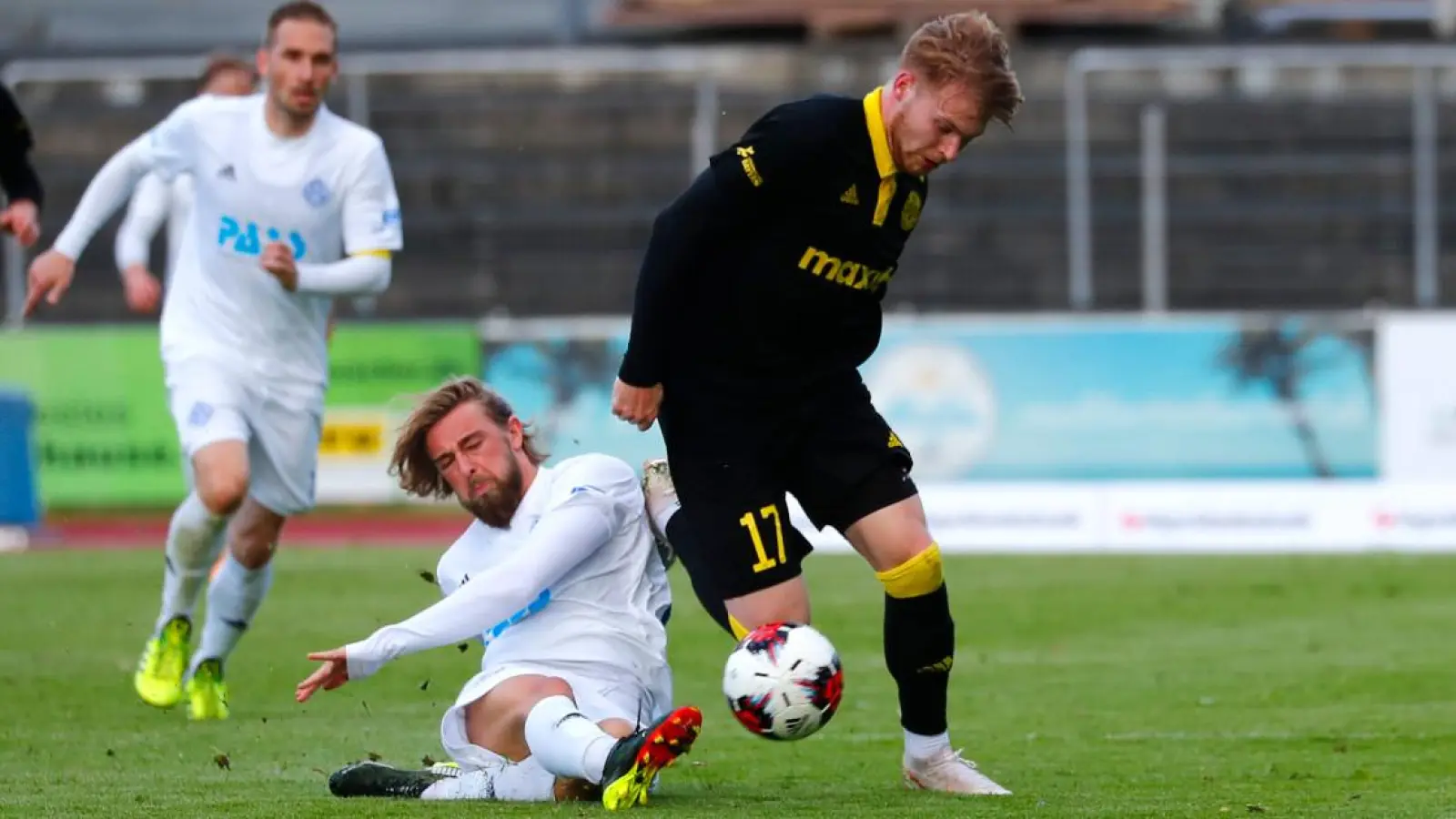 Das Hinspiel gegen Aschaffenburg gewannen Stefan Maderer &amp; Co. klar. (Foto: Peter Kolb)