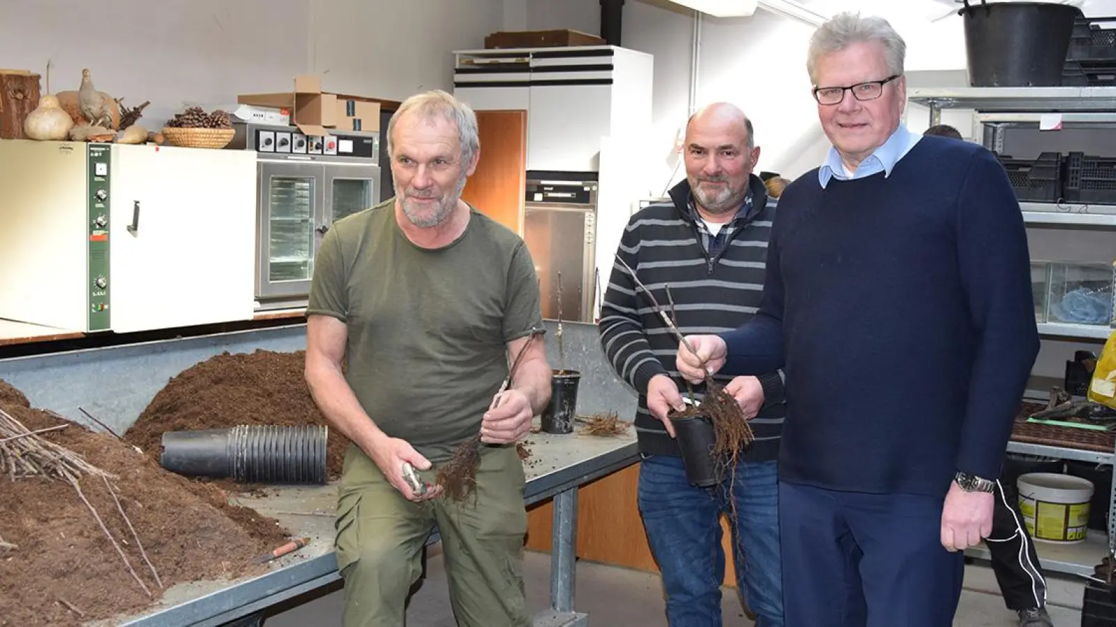 Alte Apfelsorten der Region Bayreuth werden im Ökologisch-Botanischen Garten gezüchtet. (Foto: Lenkeit)