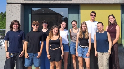 Junge Menschen aus La Spezia, Annecy und Prag lernen derzeit im Rahmen eines einmonatigen Ferienjobs in Bayreuth die Stadt und verschiedene Arbeitsbereiche städtischer und sozialer Einrichtungen kennen.  (Foto: Stadt Bayreuth)
