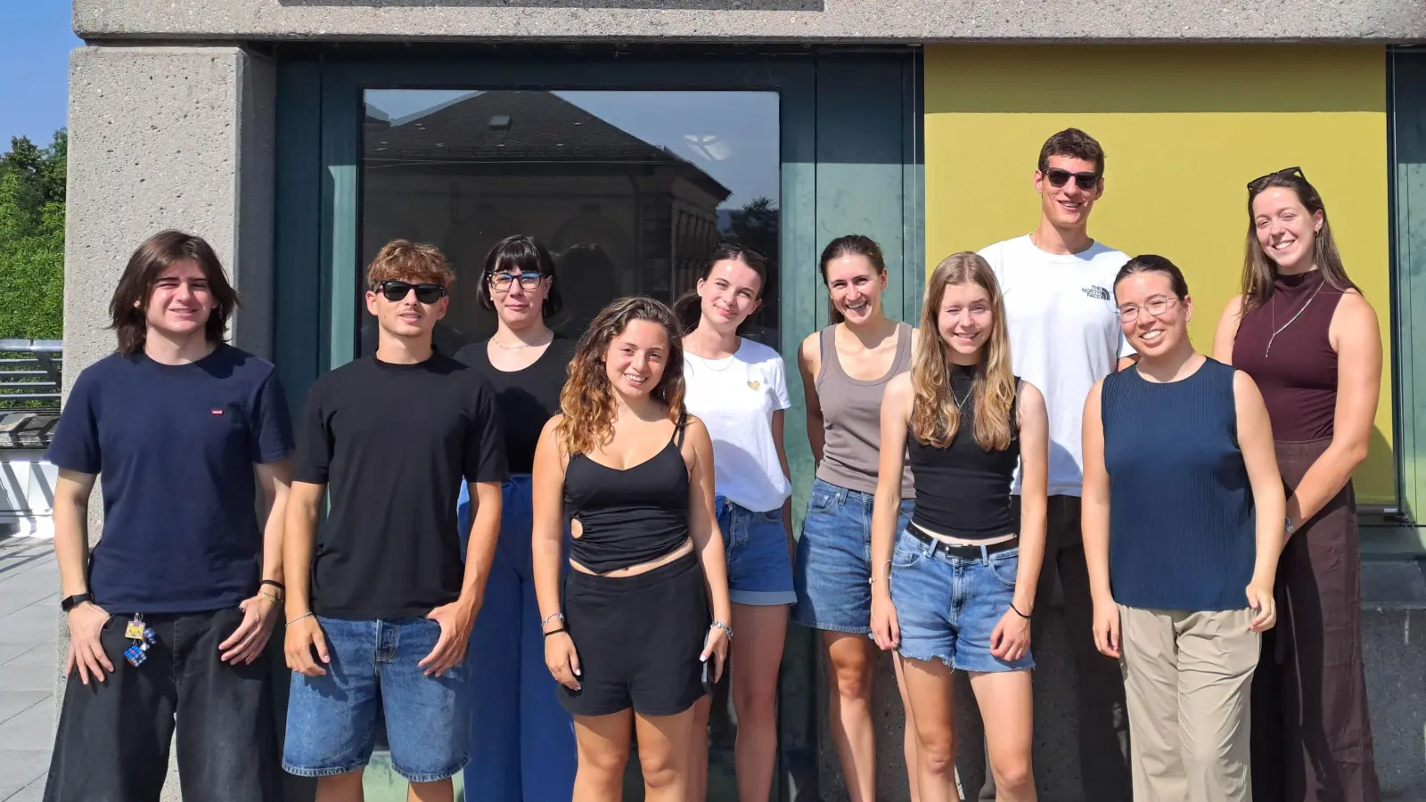 Junge Menschen aus La Spezia, Annecy und Prag lernen derzeit im Rahmen eines einmonatigen Ferienjobs in Bayreuth die Stadt und verschiedene Arbeitsbereiche städtischer und sozialer Einrichtungen kennen.  (Foto: Stadt Bayreuth)