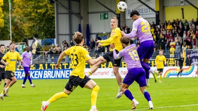 Einen Punkt erkämpfte sich die SpVgg Bayreuth heute Nachmittag gegen die Würzburger Kickers. (Foto: Dirk Ellmer)