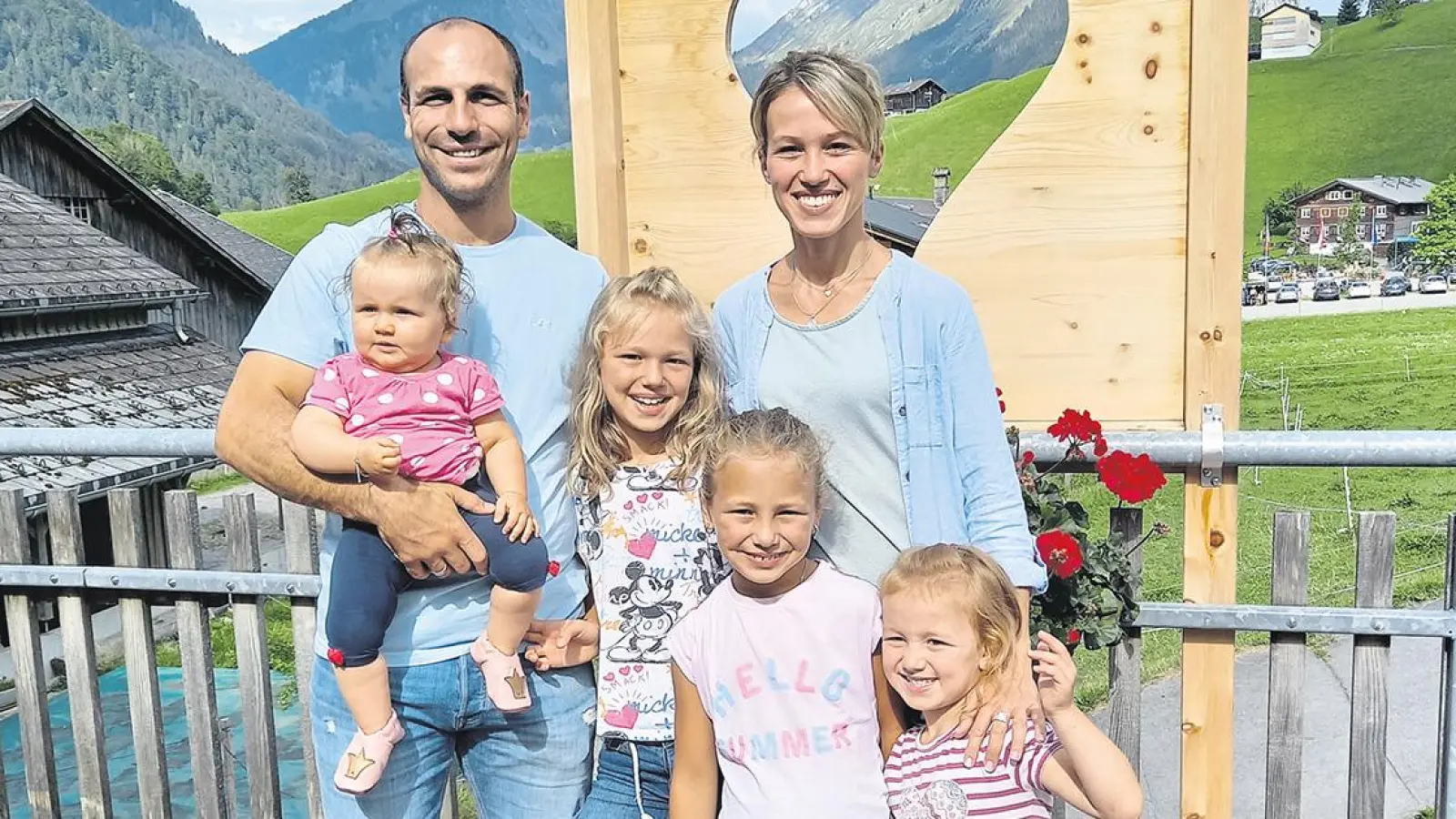 Freddy Cabana mit Frau und Kindern im Urlaub. (Foto: privat)