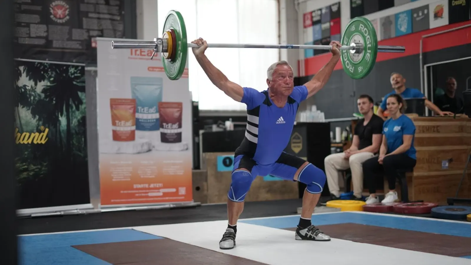 Jürgen Wunderlich vom 1. AC Bayreuth schaffte als Heber im fortgeschrittenen Alter die beste Relativleistung der Frankenmeisterschaft. (Foto: 1. AC Bayreuth)