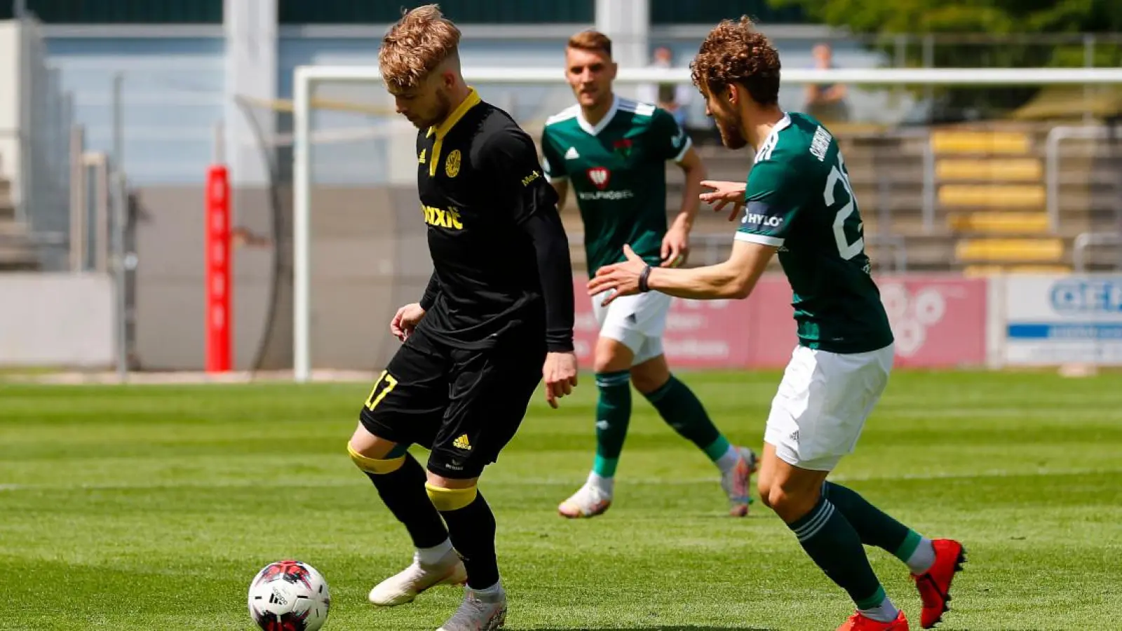 Stefan Maderer &amp; Co. verloren klar gegen Schweinfurt. (Foto: Peter Kolb)