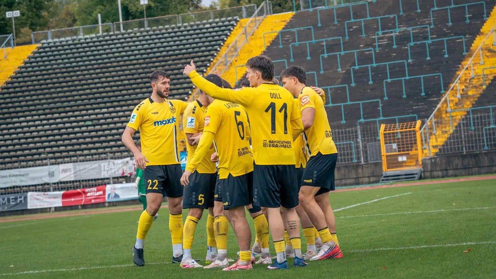 Einen 3:0-Auswärtssieg konnte die Altstadt heute im Augsburger Rosenaustadion bejubeln.  (Foto: SpVgg Bayreuth/Simon Helfensdörfer)