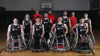 Das Rollstulbasketball-Team des RSV Bayreuth in der Saison 2026/27 in der RBBL2, Division A: (Foto: Thorsten Ochs)