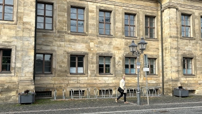 Wer braucht am Baudenkmal Friedrichstraße 14 so viele Fahrradstellplätze? Nach welchen Kriterien wurde der Standort ausgewählt?  (Foto: gmu)