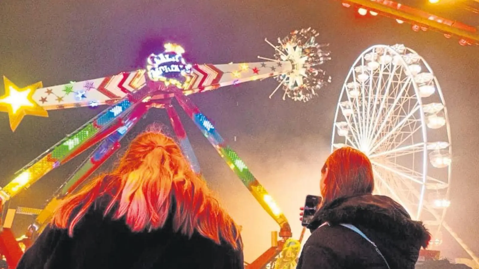 Nervenkitzel in der Überschlagschaukel Salto Mortale. (Foto: red)