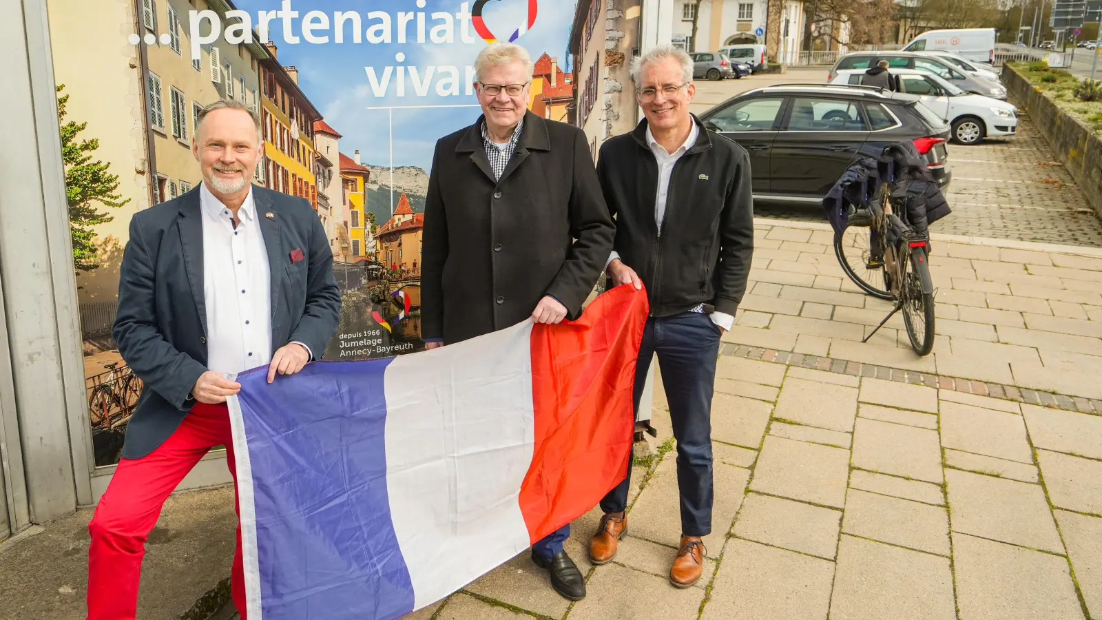 V.l.: Thomas Bauske, Thomas Ebersberger und BMTG-Geschäftsführer Dr. Manuel Becher. (Foto: Stadt Bayreuth )