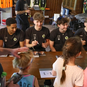 Beim Fanfest des BBC Bayreuth am Sonntag wurde der Herzogkeller zur Feierzone.  (Foto: sd)
