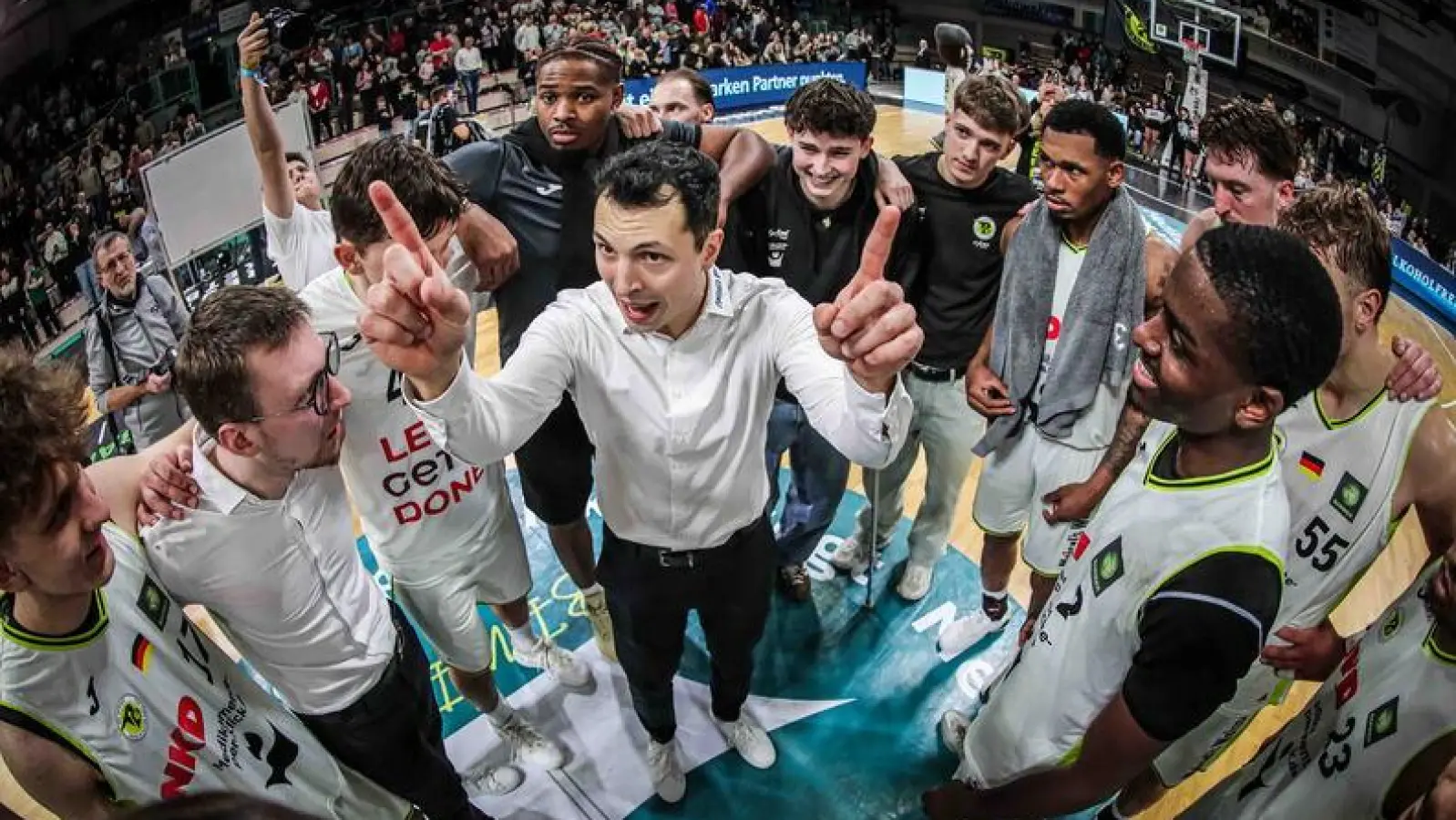 Mit viel Zusammenhalt will der BBC Bayreuth den Derbysieg gegen die Nürnberg Falcons schaffen. (Foto: Thorsten Ochs/ochsenfoto.de)