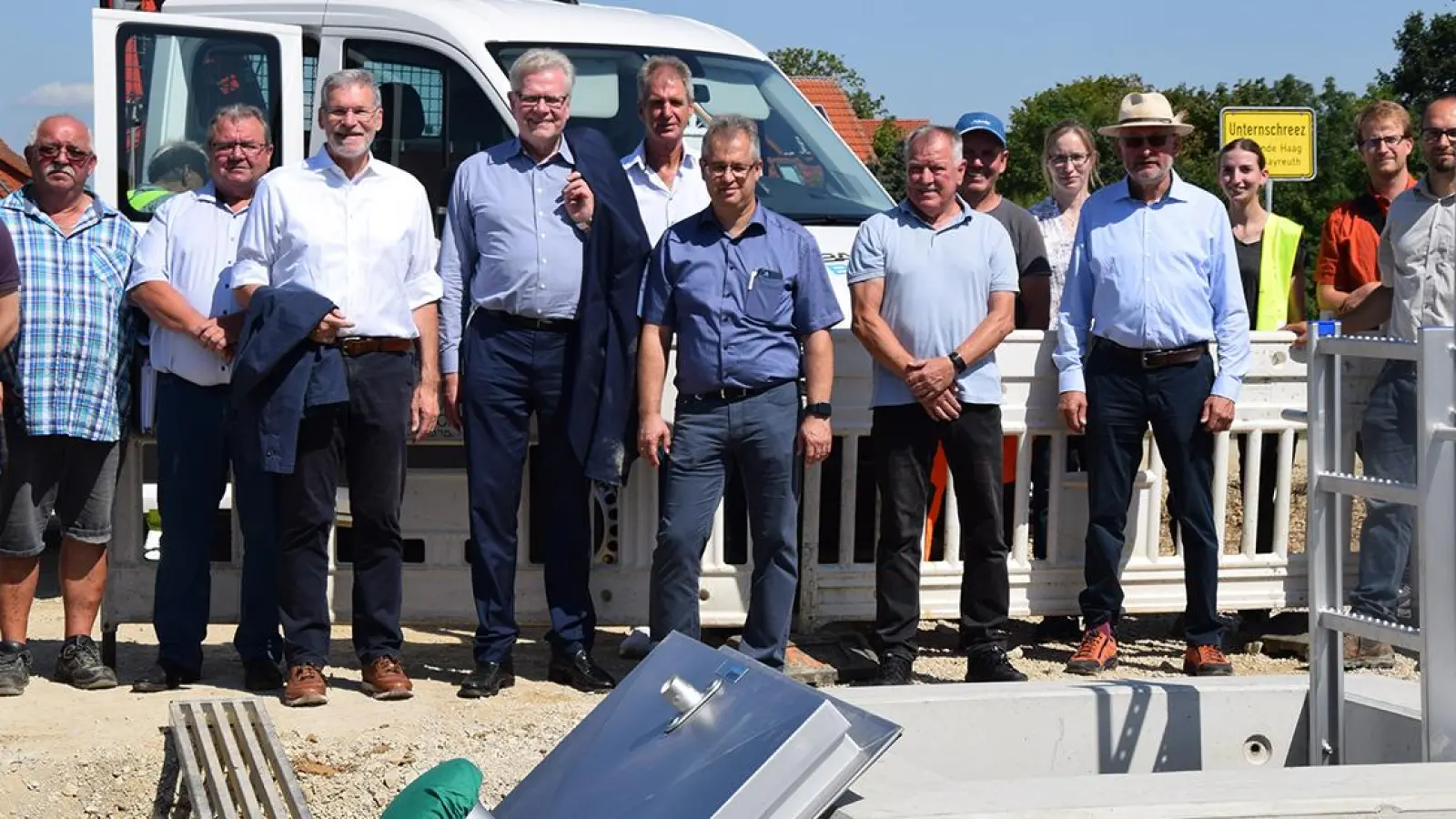 Wasser als gemeinsame Sache zwischen Bayreuth, Haag und Creußen. (Foto: Lenkeit)