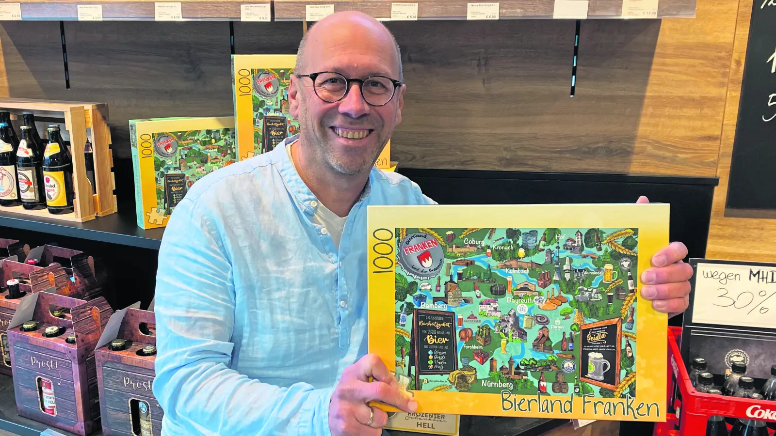 Jetzt gibt es die Bierkultur Oberfranken zum Puzzeln.  (Foto: jm)