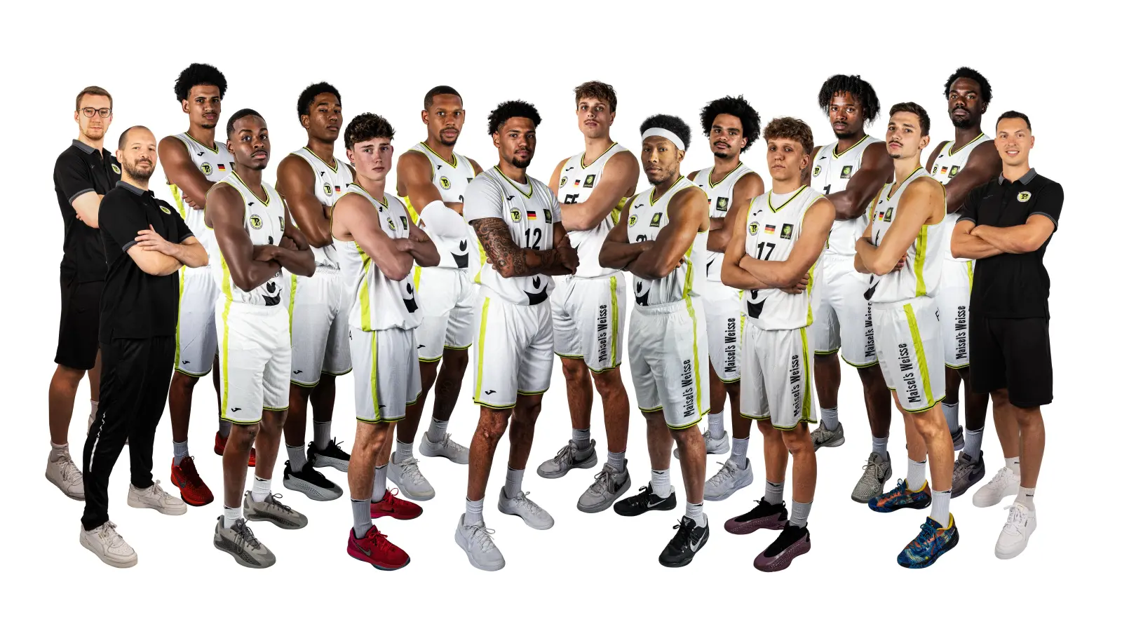 Das Team des BBC Bayreuth für die kommende Saison in der ProA. (Foto: BBC Bayreuth)