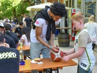 Viel los beim Fanfest des BBC Bayreuth auf dem Herzogkeller.  (Foto: sd)