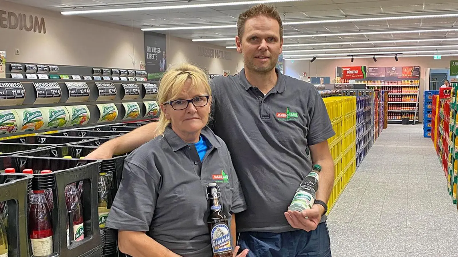 Neuer Markgrafen-Getränkemarkt in Bayreuth: Am 29. Juni 2023 wurde eröffnet. (Foto: Lenkeit)