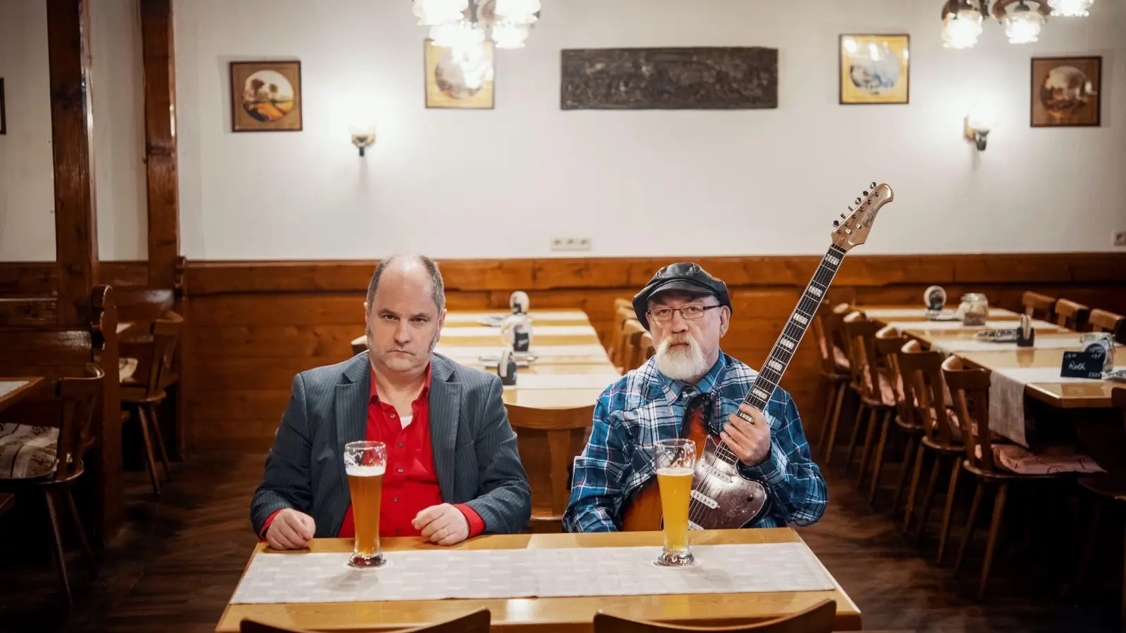 Matthias Egersdörfer und Heinrich Filsner - Zwei Urgesteine des fränkischen Kabaretts. (Foto: red )