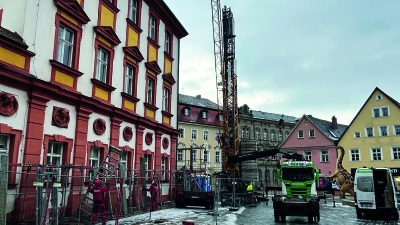 Was bedeuten also Bauzaun und Kran? (Foto: gmu)