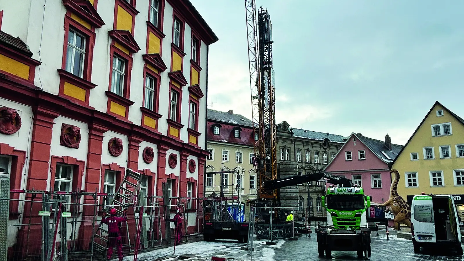 Was bedeuten also Bauzaun und Kran? (Foto: gmu)